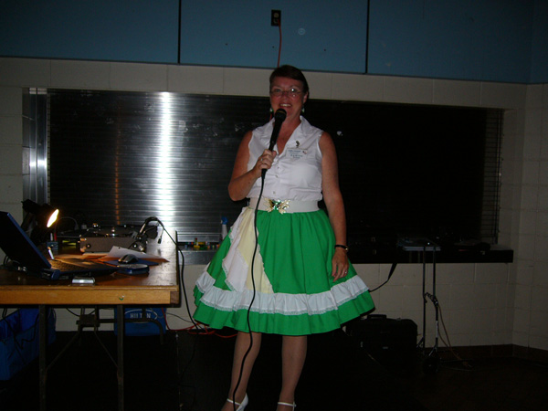 Andrea Priest Cuing Rounds For The Dance