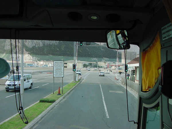 02545- Gibraltar through the bus window