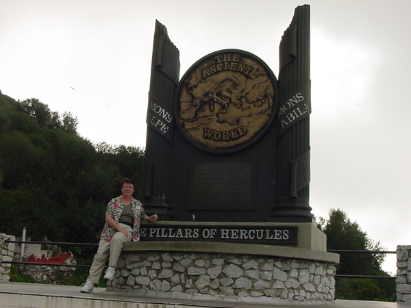 02555 - Andy at The Pillars of Hercules